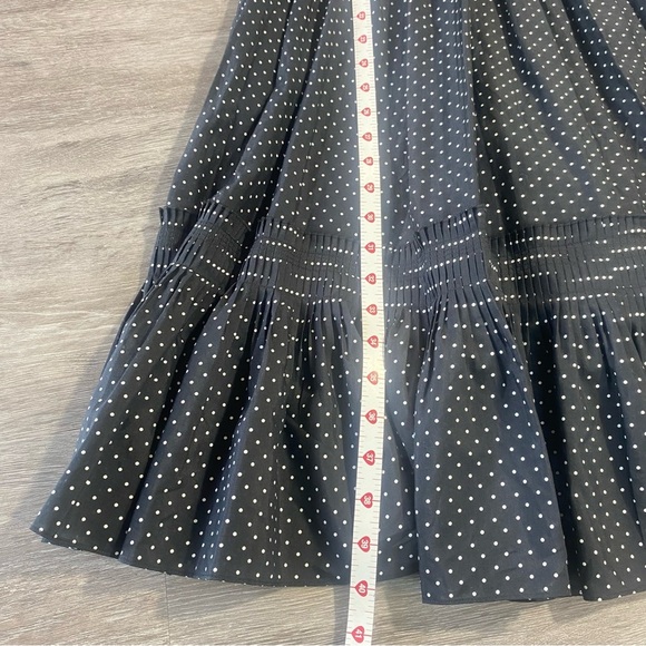 Emanuel Ungaro Denise Black Polka Dot Midi Dress | Size S | $695 Retail - Picture 9 of 14